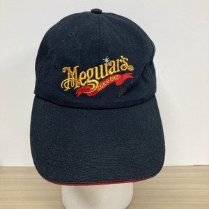 Meguiar's Strapback Hat Cap Vintage Car Hot Rod Wax Tire Cleaner Legend Racing